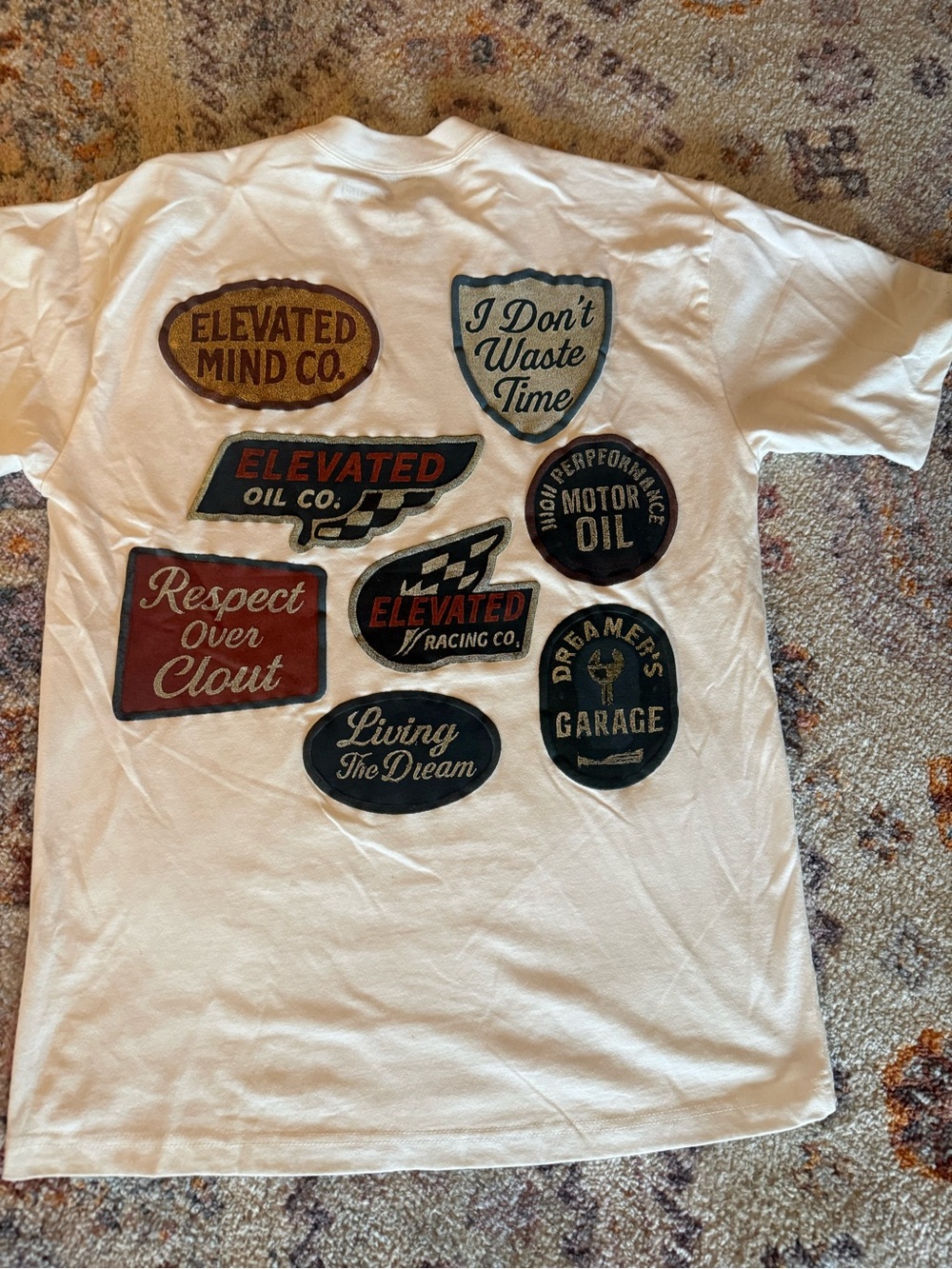 Elevate Clothing Real One Racing Graphic Tee Men’s M White